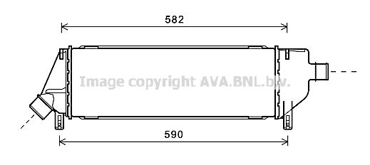 AVA QUALITY COOLING tarpinis suslėgto oro aušintuvas, kompresorius DN4360